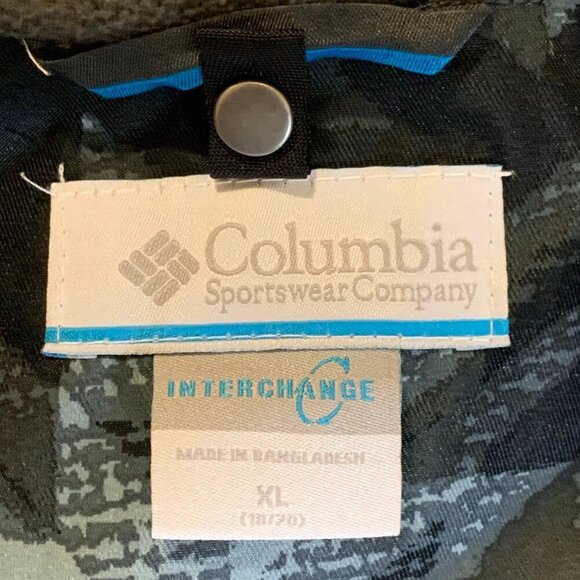 Columbia Boys‎ Bugaboo II Geographic  Zipper Snap Hoodie Parka Jacket Size XL - Picture 8 of 14